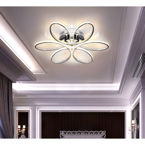 Srebrny plafon LED 80cm 3000K 63Watt - P149